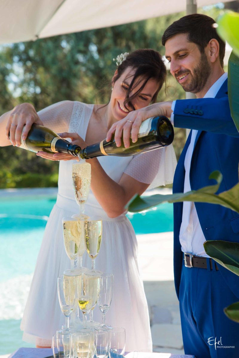 Reportage mariage vin d'honneur Hautes Alpes