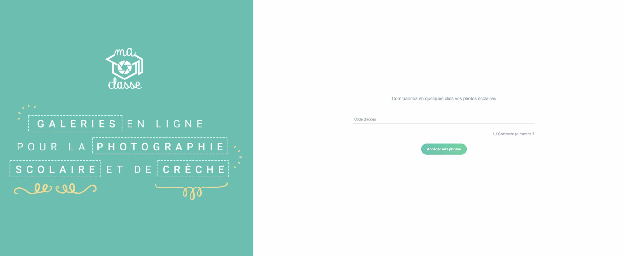 plateforme ma classe photo spécialisée photo scolaire facile et intuitive